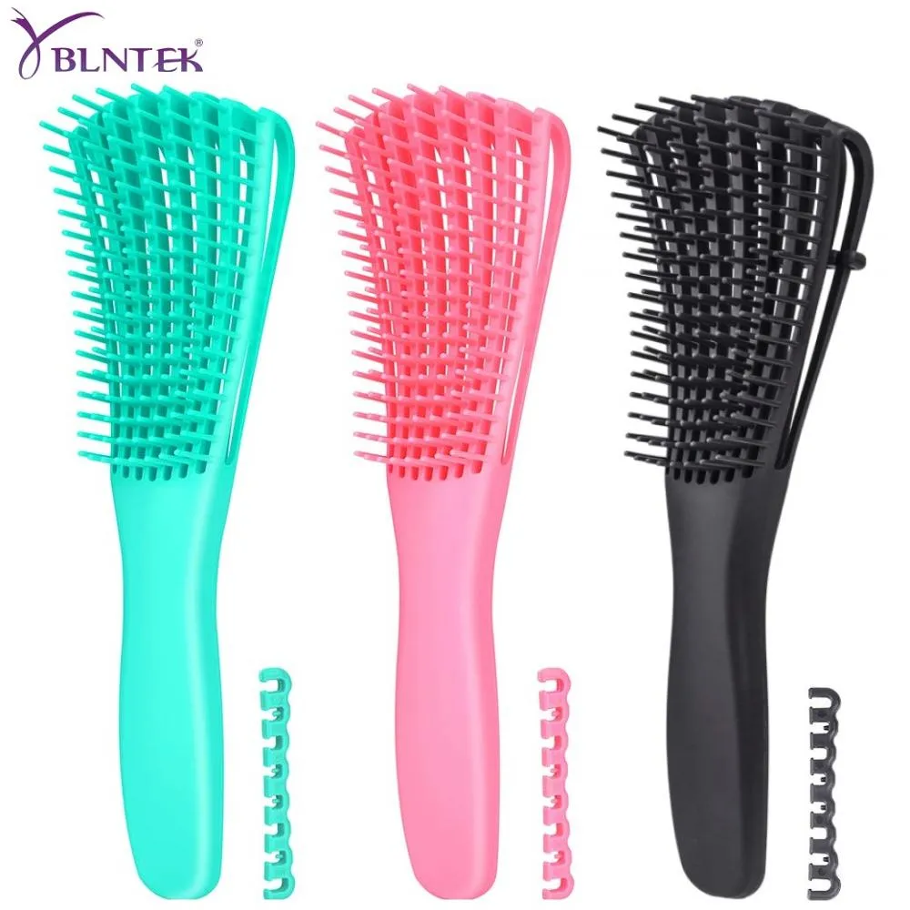 YBLNTEK Hair Brush Detangling Brush Scalp Massage Hair Comb Detangler Hairbrush for Dry Wet Curly Hair Home Barber Accessories